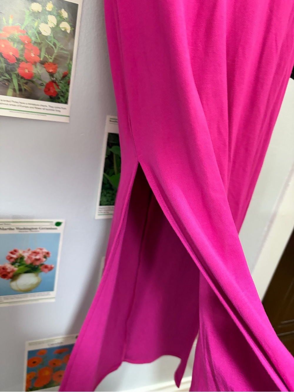 Lulus athletica Fuchsia Halter Cutout Maxi Dress - Picture 4 of 5